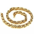 thumbnail image 3 of 9/11mm Fashion Gold Twist Chain Stainless Steel Metal Necklace for Men Women, 3 of 5