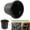 Black, variant on 1Pc Recessed Drop in Plastic Cup Drink Can Holder for Boat Car Marine RV Table
