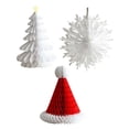 thumbnail image 1 of 3 Adornos Navideños de Papel con Forma de Panal, Centro de Mesa, Decoraciones Colgantes Reutilizables para Fiestas, Interiores y Exteriores estilo 2, 1 of 8