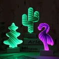 thumbnail image 2 of LINLIN LED Night Lamp,Tunnel Light 3D Infinity Mirror Light Cute Heart Wall Decor Lights for Christmas Party Room Wedding Decor, 2 of 4