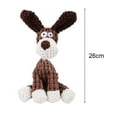 thumbnail image 6 of Petsboro Bite Buddy Donkey Chew Toy Plush Squeaky Dog Toy Aggressive Chewers Interactive Stuffed Animal Teething Toy for Small Medium Dogs, 6 of 8