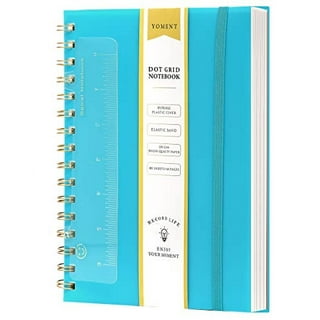 Pre-Made Bullet Dotted Journal Undated Coil Spiral Bound With No Bleed  Through Pages, Dot Grid Notebook