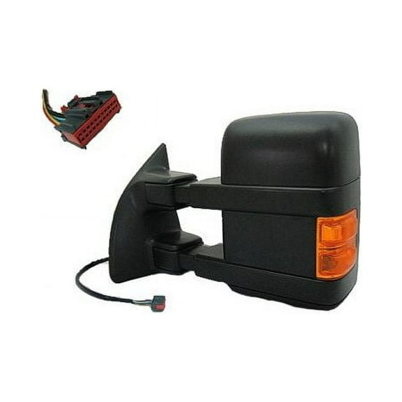 Left Driver Side Mirror - Compatible with 2008 - 2009 Ford F-350 Super Duty