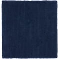 thumbnail image 2 of Nourison Malibu Shag Solid Shag Navy 7'10" x SQUARE Area Rug, (8' Square), 2 of 8
