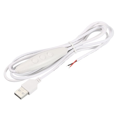 Uxcell AC 5V 7W 3 Button ON/Off Switch 6-Speed Dimming Controller USB ...