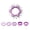 Purple 16T with gask, variant on CEORPER 16T 18T Bicycles Single Speed Flywheels, Aluminum Single Speed Conversion Kits