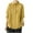 Yellow, variant on Admvng Womens Blouses Fashionable Cotton and Linen Embroidered Lapel Button Long Sleeved Shirt Top M-4XL