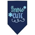 thumbnail image 5 of Christmas Pet and Dog Bandana Screen Printed, "Snow Cute", 5 of 9