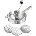 thumbnail image 4 of Stainless Steel Fruit Vegetables Grinder Large Quart Capacity 3 Milling Discs Dishwasher Safe, 4 of 4