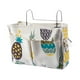 thumbnail image 3 of Bolsa de almacenamiento colgante para mesita de noche con gancho lateral, multifunción, para libros, teléfonos y revistas. Piña, 3 of 9