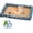 Blue 40*30cm, variant on Breathable Rattan Cooling Pet Bed, Celery Pets Breathable Rattan Cooling Pet Bed Breathability Easy Cleaning, Scratch Resistant Ice Pad Sleeping Mats for Cats Dogs