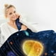 thumbnail image 4 of LHSHID Solar System Blanket Super Soft Flannel Fleece Throw Planet Blanket Cozy Outer Space Blanket for Boys Girls Adults Comfortable Bed Blanket for Sofa Living Room Travel Camping Couch 50x60in, 4 of 5