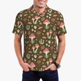 thumbnail image 1 of Fotbe Mushrooms and Autumn Camiseta Polo de Golf para Hombre con Estampado – Camisa Deportiva Transpirable con Cuello Abotonado-XX-Large, 1 of 6