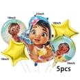 thumbnail image 2 of 5 Pcs For Moana Themed Birthday Foil Balloons,Cartoon Balloon,Birthday Party Decorations,Party Kit Supplies for Boy Girls Celebration, 2 of 3