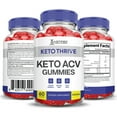 thumbnail image 4 of (3 Pack) Keto Thrive ACV Gummies 1000MG Dietary Supplement 180 Gummys, 4 of 6