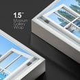 thumbnail image 4 of wall26 Canvas Print Wall Art Window View Vibrant Neon Mountain Forest Rock Lake Wilderness Nature Photography Realism Scenic Landscape Colorful Multicolor for Living Room, Bedroom, Office - 24"x, 4 of 5