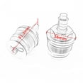 thumbnail image 7 of Baoblaze 2 Pieces Front Fork Shock Absorber Screws High Quality for Suzuki Black, 7 of 7