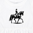 thumbnail image 4 of Inktastic Dressage Lady on Horse Girls Baby Dress, 4 of 5
