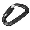 thumbnail image 3 of D Ring Buckle, Carabiner, Durable D Lock Carabiner 7075 Aerospace for Carabiner Clip black,gray,blue,red, 3 of 7