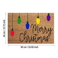 thumbnail image 3 of Dsscvnef Christmas Floor Mat Decorative Welcome Rug for Bathroom Living Room Entryway Non- 60X40CM, 3 of 6