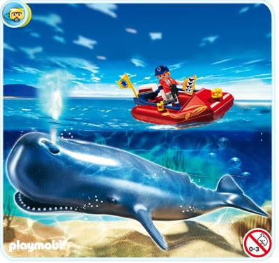 playmobil whale watching set