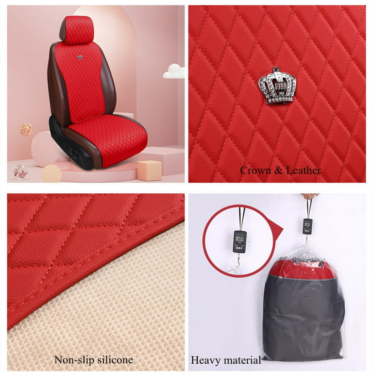 Red and Black Car Seat Covers Universal Seat Cushion - China Car