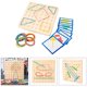 thumbnail image 5 of Material de manipulación matemáticas gráfico educativo juguete forma rompecabezas cerebro Teaser para Yotijar Geoboard Montessori, 5 of 9
