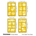 thumbnail image 2 of Traceease 4 Pieces Multi-Pattern Drawing Templates For Scrapbooking Designing Craft DIY Art Supplies, 2 of 4