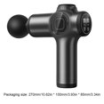 thumbnail image 3 of Muscle Massage Gun 8 Massage Heads LCD Screen Display Fascial Gun (Black), 3 of 6