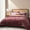 Burgundy, variant on EVERGRACE Luxury Velvet Quilt King Size, Ultra Soft Wave Crushed Velvet Bedding Set, Lightweight Quilted Comforter Set for All Season, Oversized Bedspread Coverlet with 2 Shams, Harvest Gold