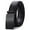 Black, variant on Fianmy Men’s Leather Belt, Slide Ratchet Belt for Dress Casual with Adjustable Buckle, Trim to Fit