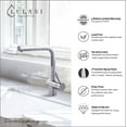 thumbnail image 4 of Lulani Nassau Stainless Steel 1-Handle Pull-Out Kitchen Faucet (with Spray Feature)) - Brushed Stainless…, 4 of 7