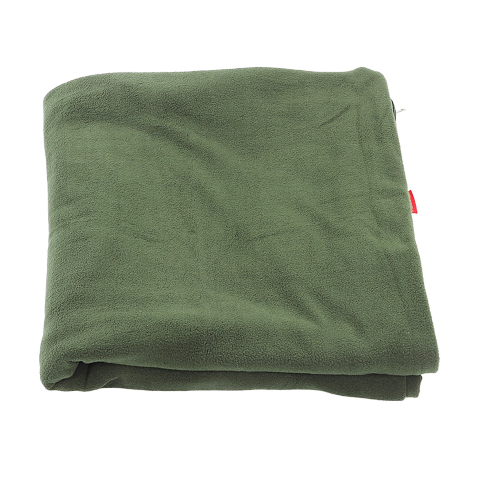 YAHHU Adult Fleece Sleeping Bag Portable Warm Lightweight Liner for Outdoor Camping Hiking Climbing Backpacking and Travel - OD Green (70.8 in x 29.5 in)