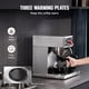 thumbnail image 3 of Cafetera VEVOR de 12 tazas con 3 jarras y 3 calentadores, 3 of 9