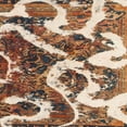 thumbnail image 1 of Ahgly Company Indoor Square Abstract Brown Oriental Area Rugs, 3' Square, 1 of 6