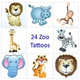 thumbnail image 5 of 60 PC Super Safari Zoo Party Favor Pack - Great Toddler Party Favors, Animal Party Favors, Safari - Jungle Party Favors, and Party Favors for Toddlers (Stickers, Tattoos, Puppets), 5 of 5