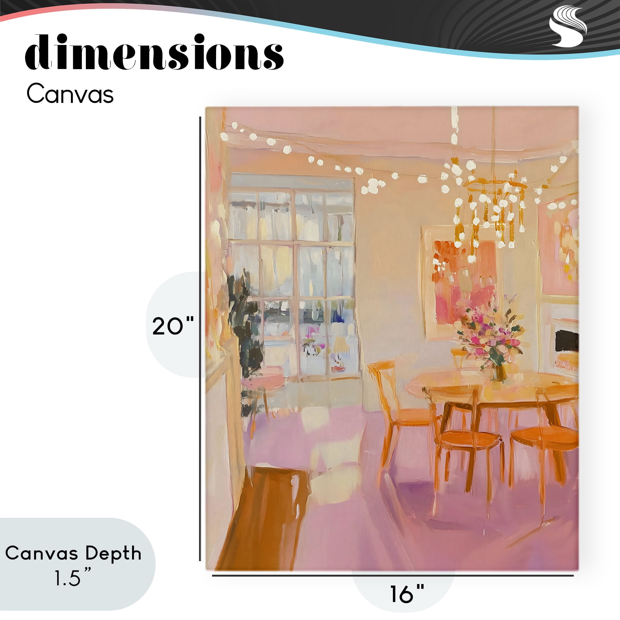 Stupell Industries Warm & Inviting Dining Room Canvas Wall Art, design by The Prints Vibe