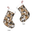 thumbnail image 3 of Salouo Cute Puppy Print Christmas Stockings,Large Xmas Stocking Set of 1 Holiday and Farmhouse Stocking for Christmas Holiday Party Decoration(17.7*11 Inch), 3 of 7