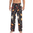 thumbnail image 7 of FORMRS Mens Pajama Pants with Pockets Sleepwear Lounge Bottoms Sizes S-2XL, Black Floral Pattern, 7 of 7