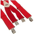 thumbnail image 3 of CLC Custom Leathercraft 110RED Heavy Duty Work Suspenders, Elastic Straps, One Size, Red, 3 of 3