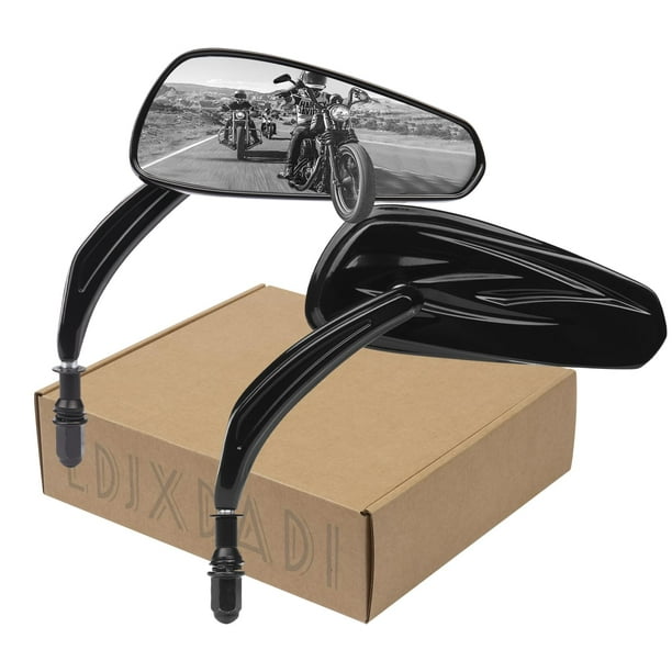 Espejos retrovisores de motocicleta LDJXDADI para Harley Sportster