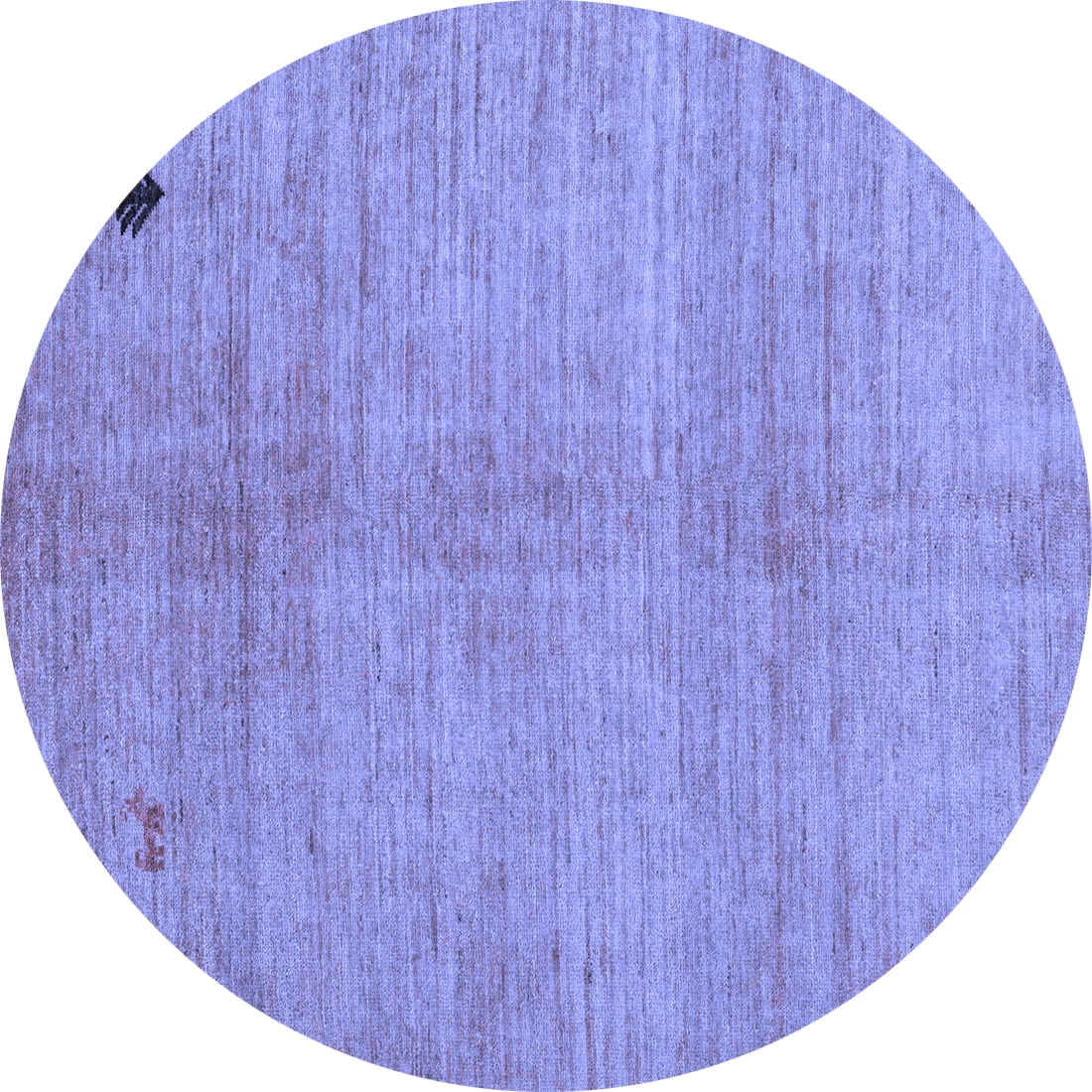 Ahgly Company Indoor Round Abstract Blue Modern Area Rugs, 8' Round ...