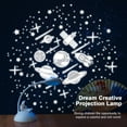 thumbnail image 3 of yeacher 2023 Modern Astronaut Desk Lamp with 4-in-1 Features: Study Light, Projector, Eye Protection, and Pen Holder, White D7 Projection Lamp for Students, 3 of 6