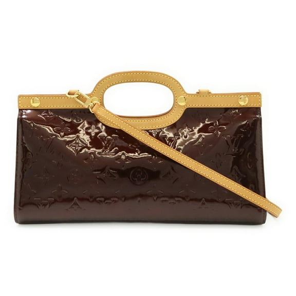 Pre-Owned LOUIS VUITTON Monogram Vernis Roxbury Drive Handbag/Shoulder Bag Alamant M91995