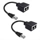 thumbnail image 1 of 2 Uds Cable RJ45 1 en 2 Cable Adaptador de Red Lan Ethernet RJ45 1 Macho A 2 Hembra Cable de Red Categoría 7, 1 of 5
