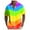 Yellow, variant on JLFKNG Summer Shirts For Men Short Sleeve Shirts For Men Colorful Rainbow Printed Buttons Up Breathable Loose Fit Shirt Tops Suitable For Outdoor Sports