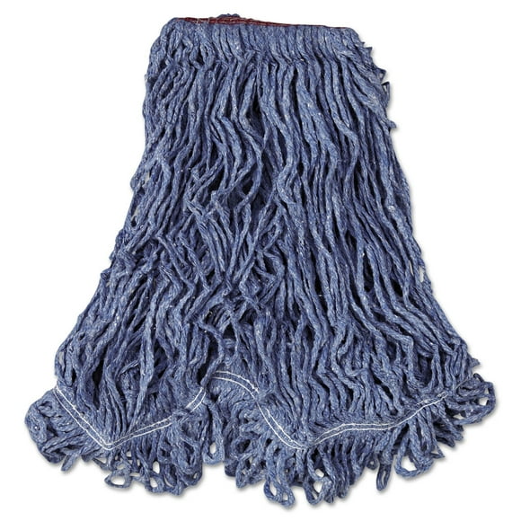 Mop Heads Rubbermaid Commercial Super Stitch Blend Blue