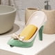 thumbnail image 1 of Soporte para jabón BLESIY forma de zapato de tacón Verde fácil de limpiar, 1 of 8