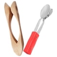 thumbnail image 4 of KAKOWELY 2pcs Musical Instrument Spoons Funny Music Instrument Education Spoon Playthings,8.27X"X1.65"X1.57", 4 of 5