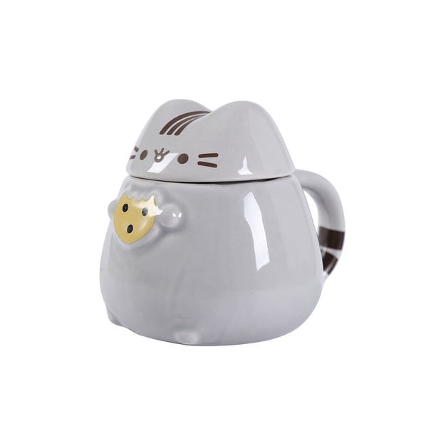 Matsuzay Taza de té y café con garra de gato bonita de dibujos animados, tazas de leche portátiles de 301-400ml, tazas de agua reutilizables Utensilios de cocina Matsuzay HA081416-01